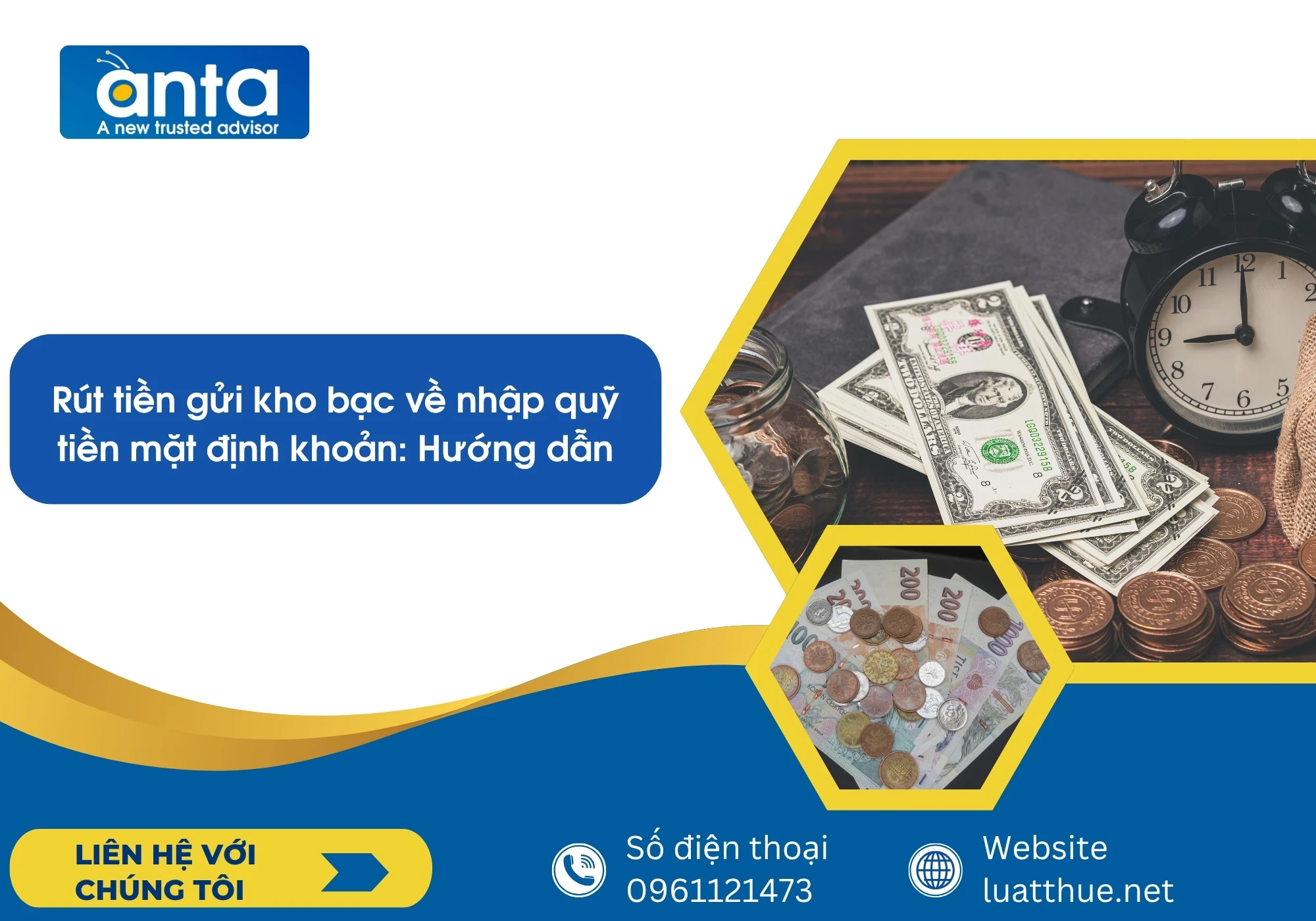 Rút tiền gửi kho bạc về nhập quỹ tiền mặt định khoản: Hướng dẫn