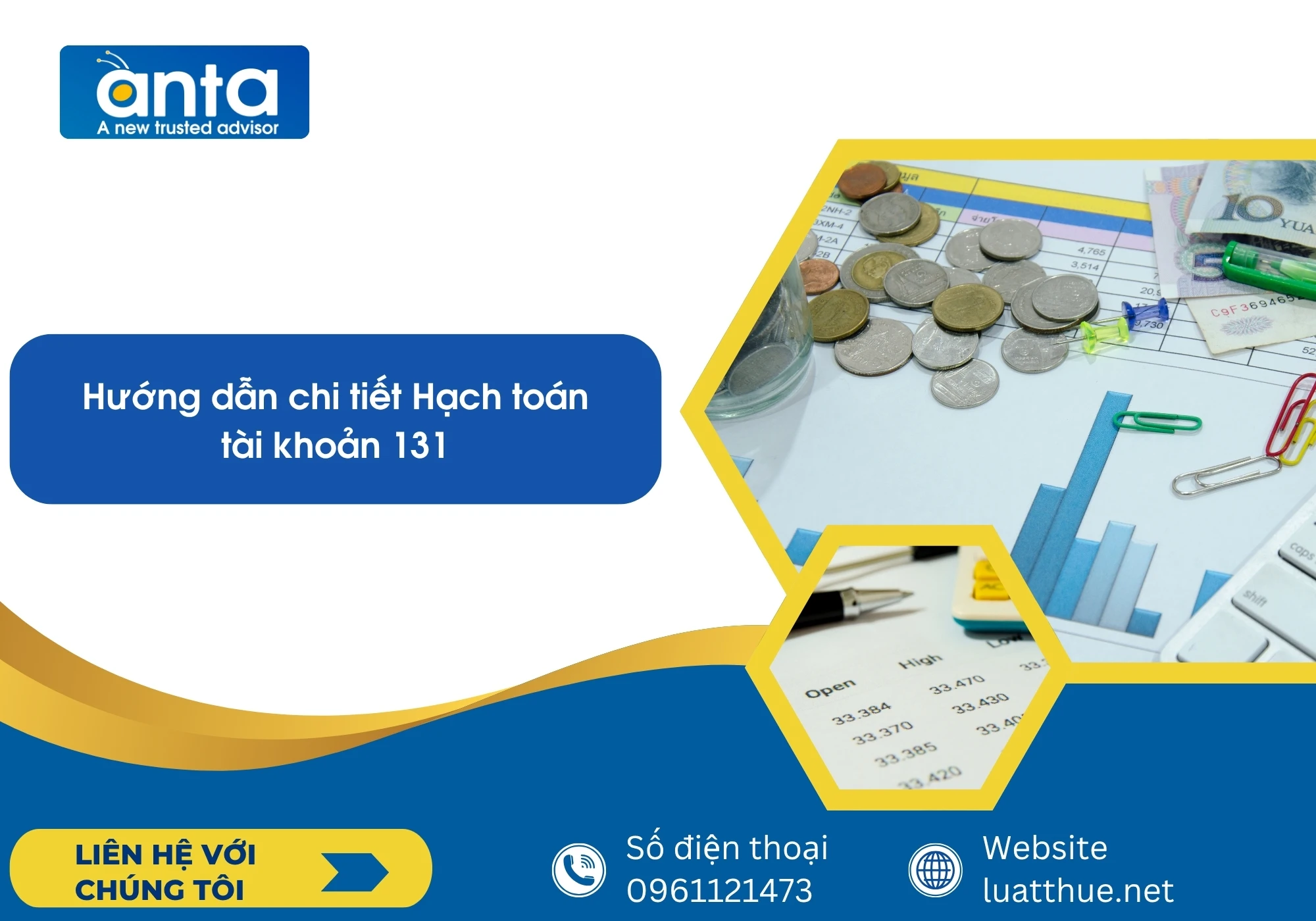 Hướng dẫn chi tiết Hạch toán tài khoản 131