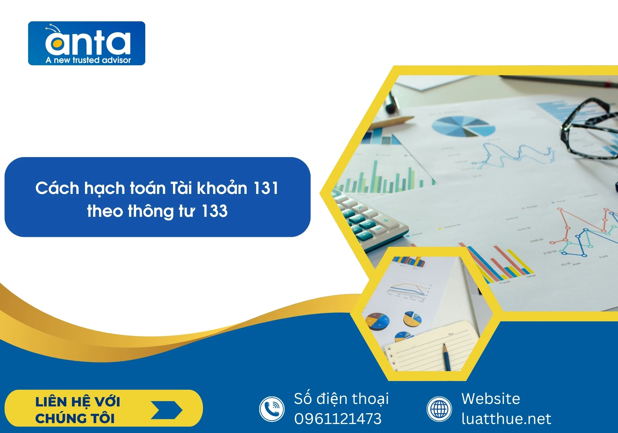 Cách hạch toán Tài khoản 131 theo thông tư 133