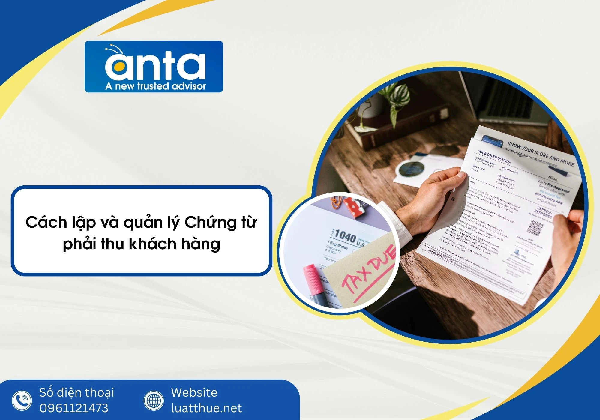 Cách lập và quản lý Chứng từ phải thu khách hàng