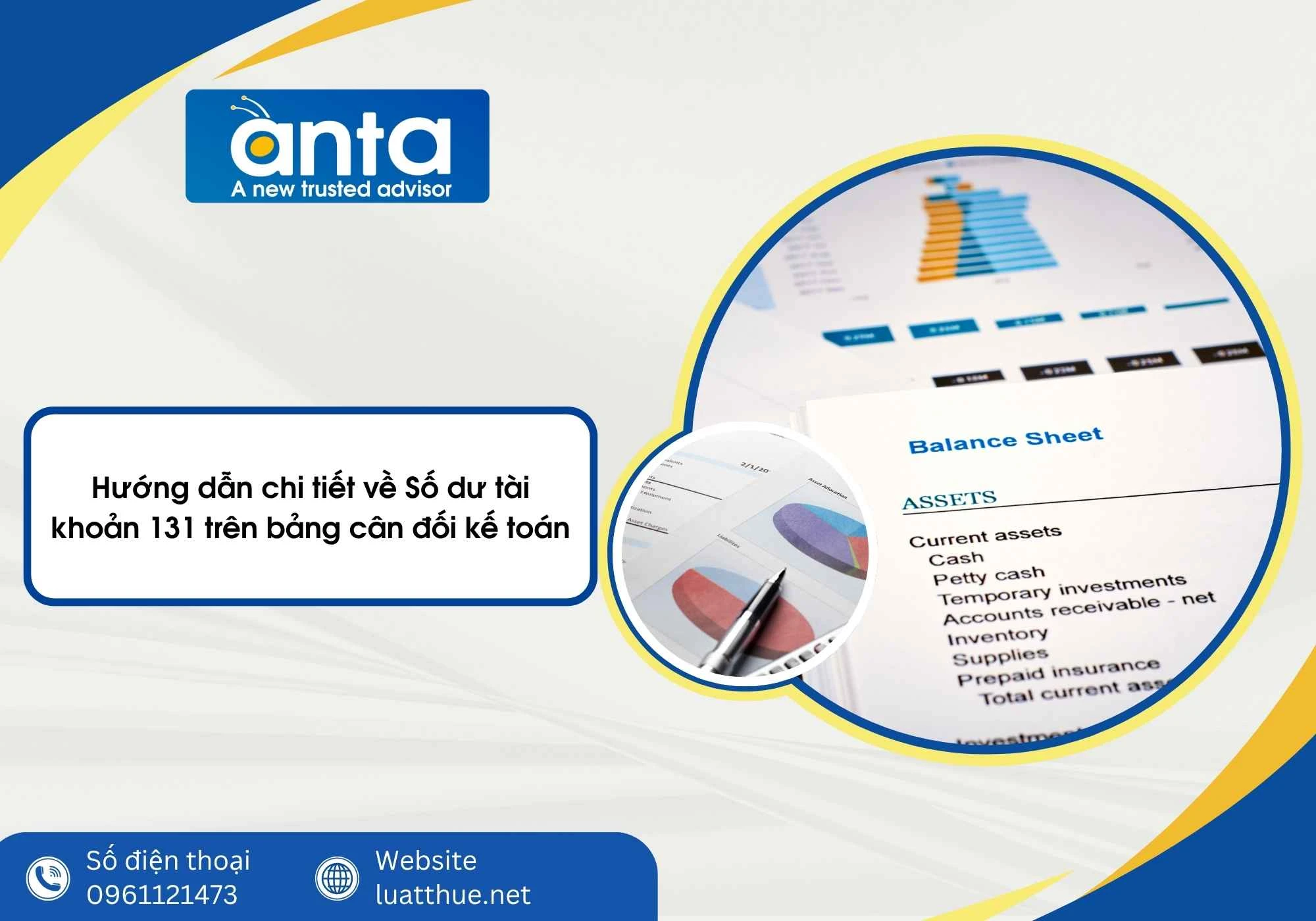 Hướng dẫn chi tiết về Số dư tài khoản 131 trên bảng cân đối kế toán