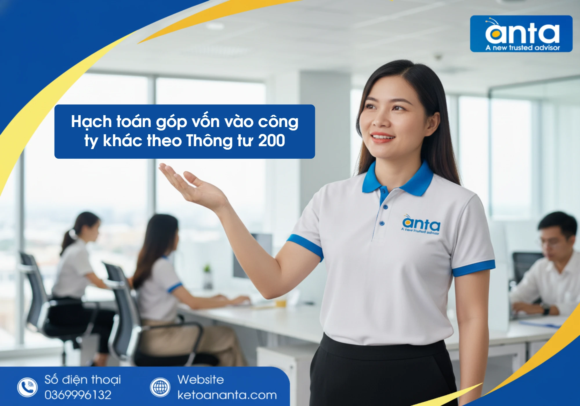 Hạch toán góp vốn vào công ty khác theo Thông tư 200