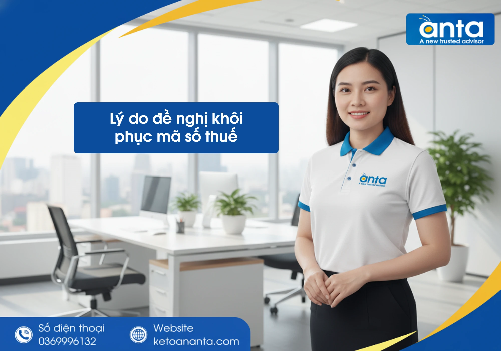 Lý do đề nghị khôi phục mã số thuế