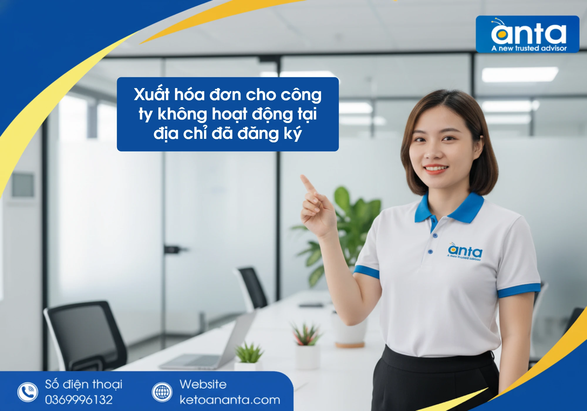 Xuất hóa đơn cho công ty không hoạt động tại địa chỉ đã đăng ký