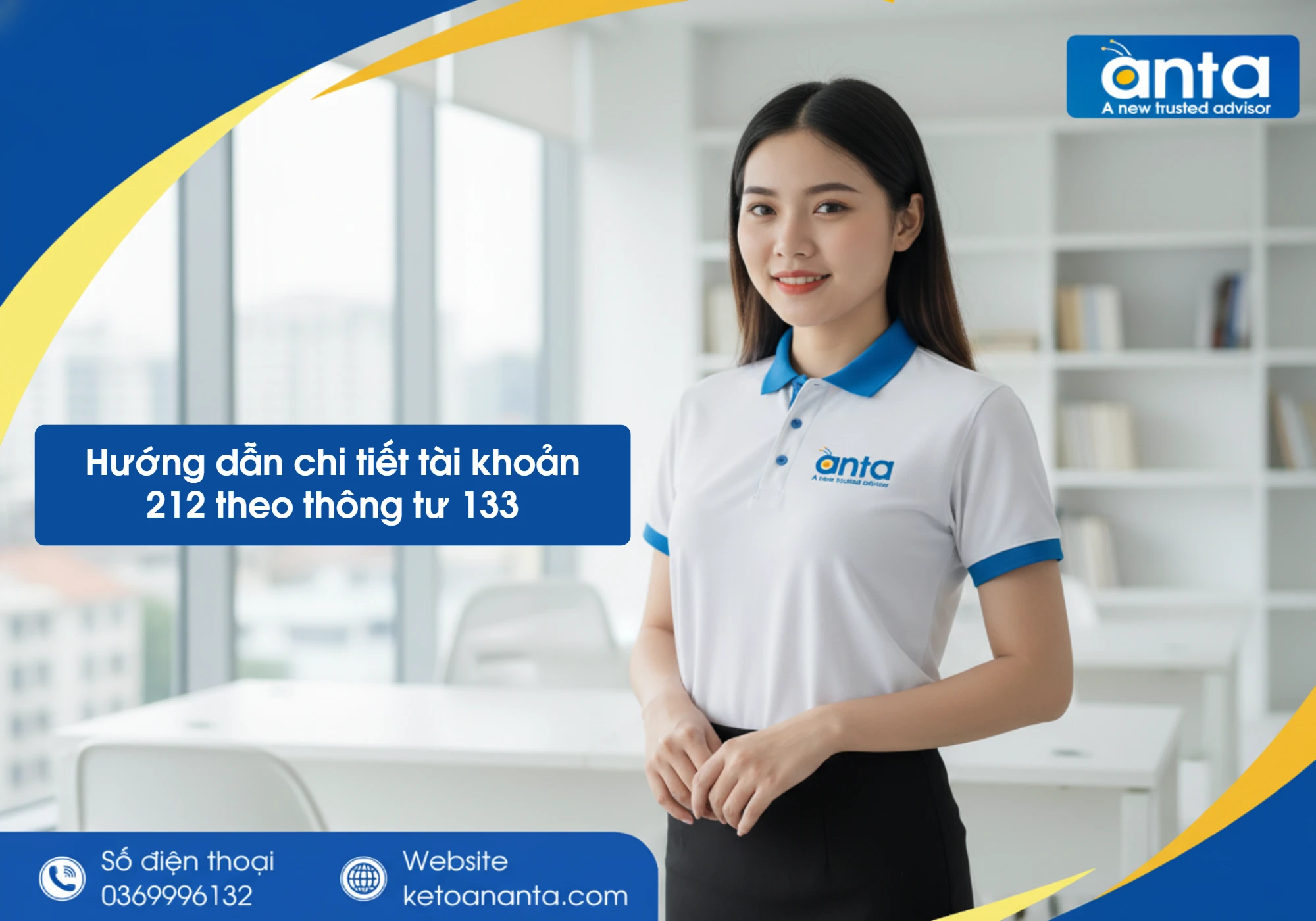 Hướng dẫn chi tiết tài khoản 212 theo thông tư 133