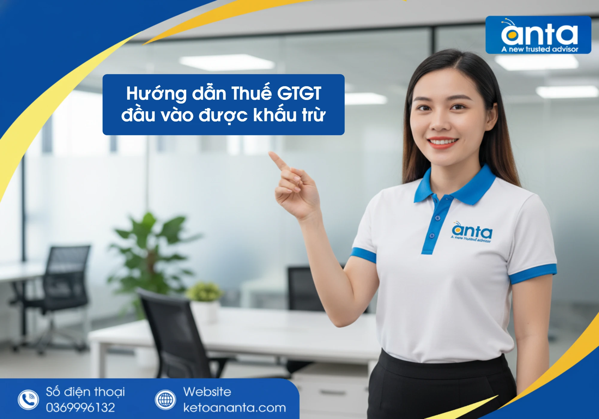 Hướng dẫn Thuế GTGT đầu vào được khấu trừ
