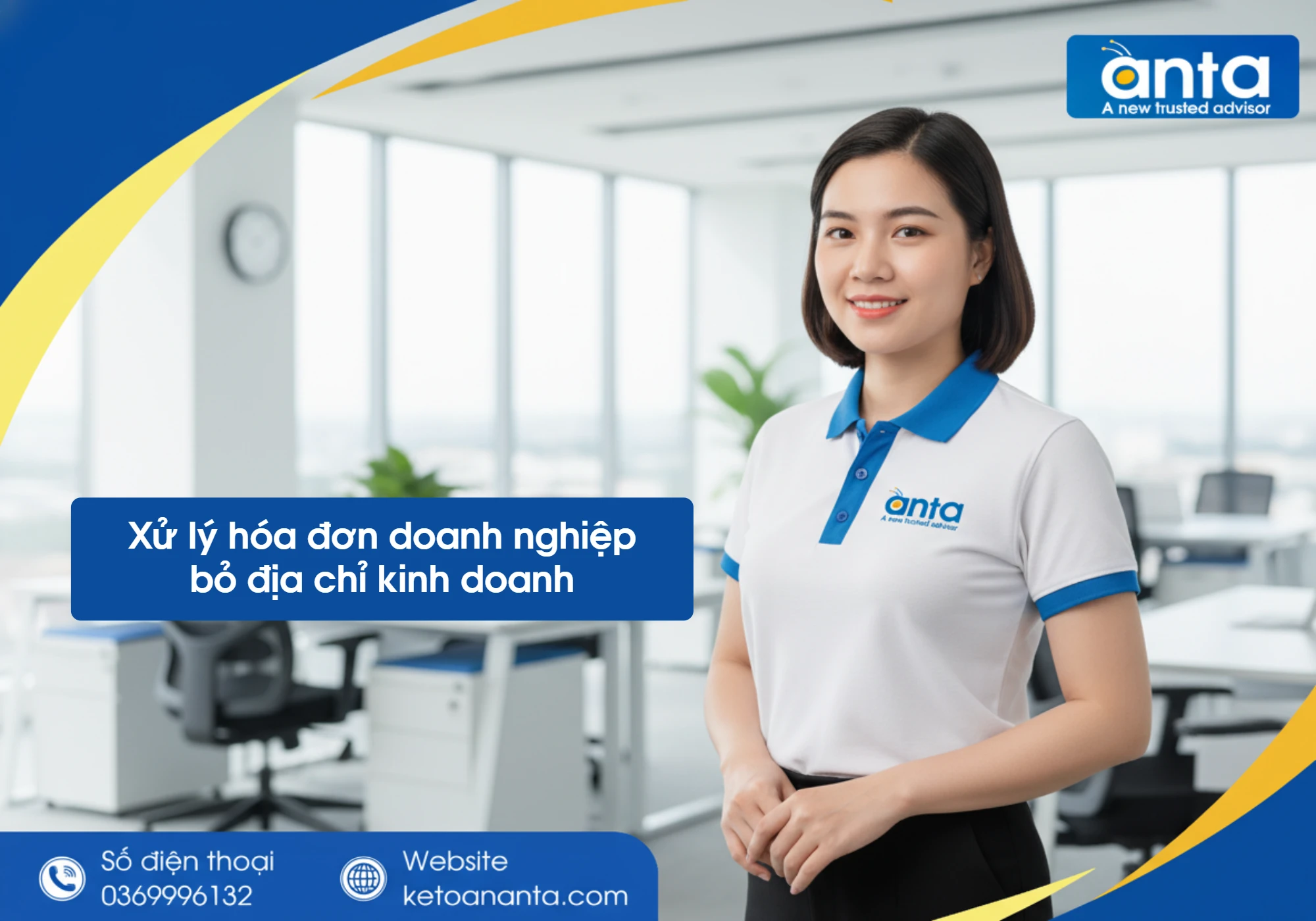 Xử lý hóa đơn doanh nghiệp bỏ địa chỉ kinh doanh