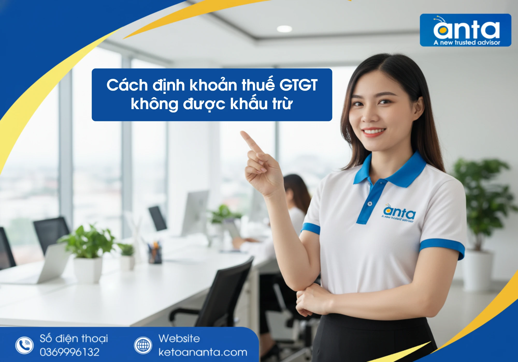 Cách định khoản thuế GTGT không được khấu trừ