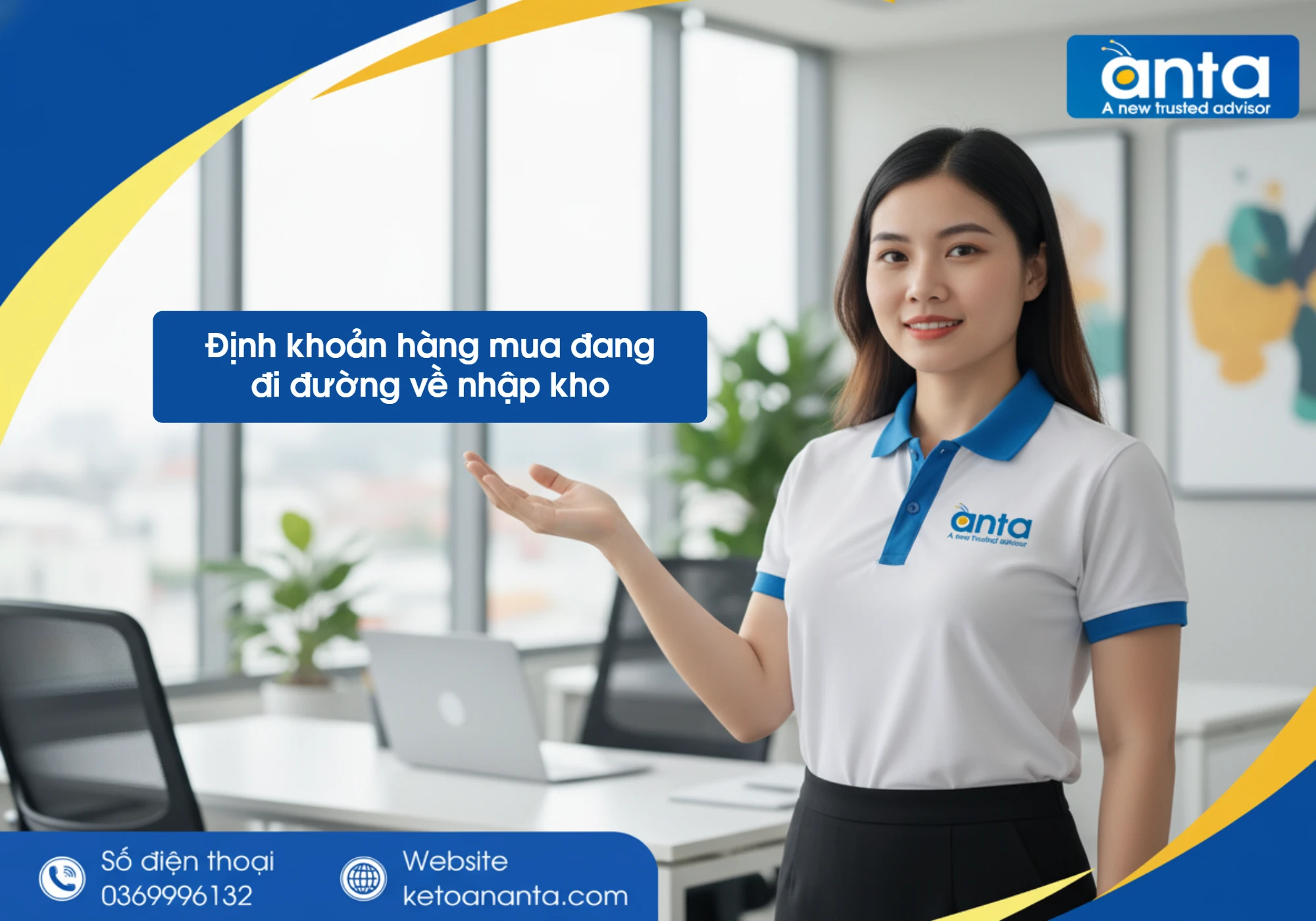 Định khoản hàng mua đang đi đường về nhập kho