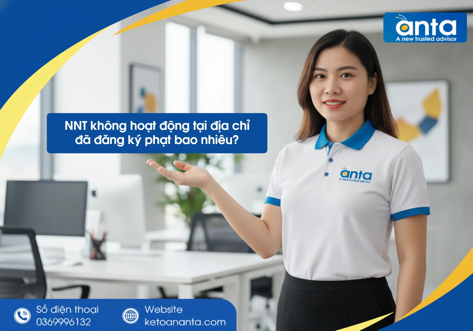 NNT không hoạt động tại địa chỉ đã đăng ký phạt bao nhiêu?