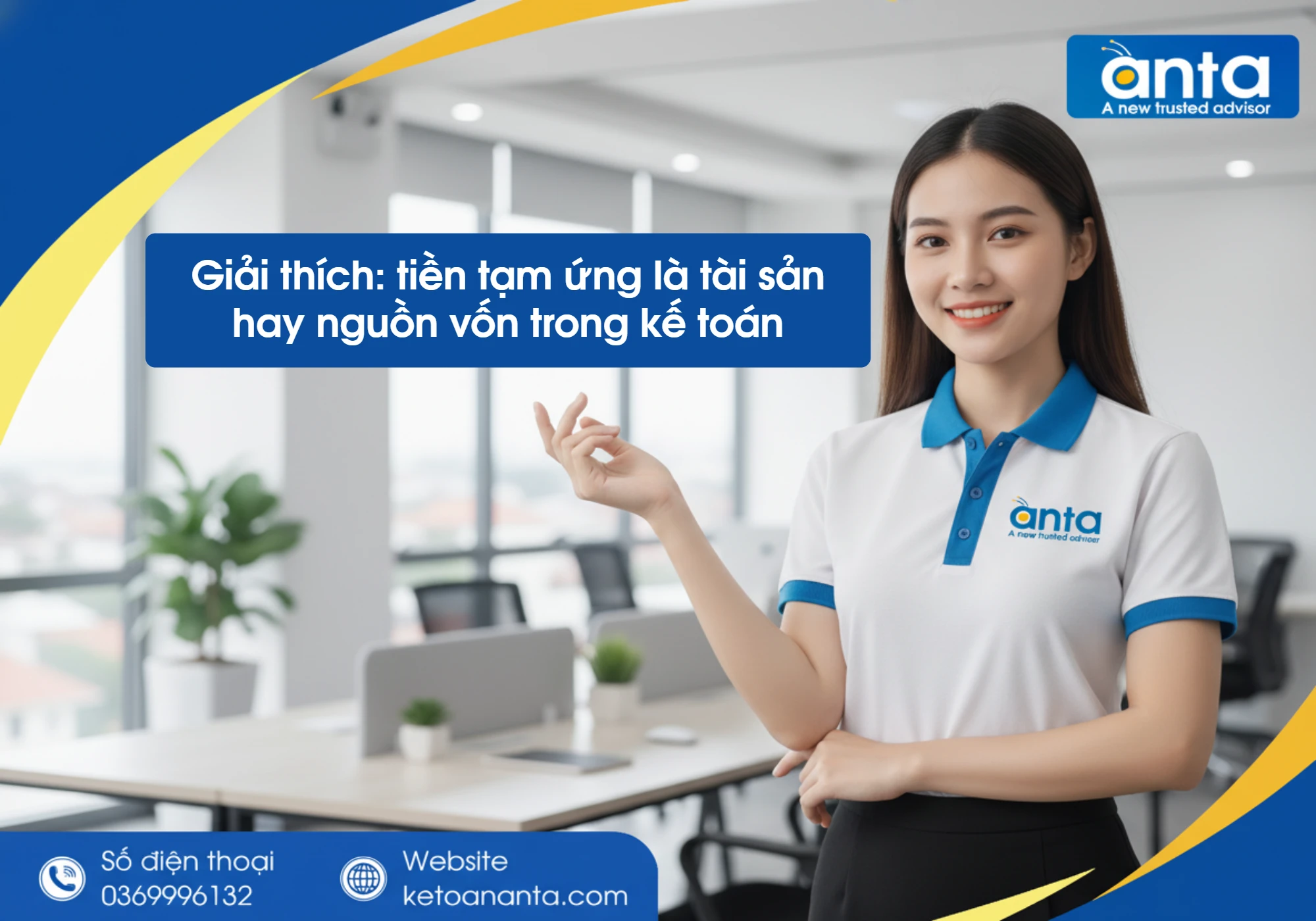 Giải thích: tiền tạm ứng là tài sản hay nguồn vốn trong kế toán