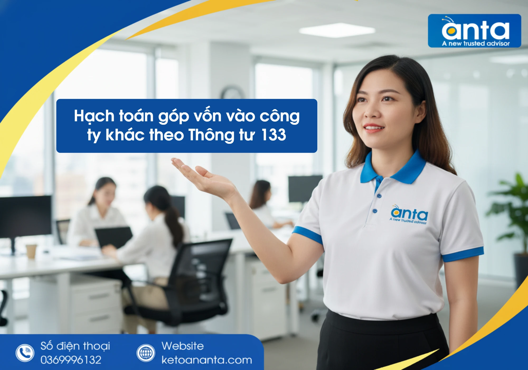 Hạch toán góp vốn vào công ty khác theo Thông tư 133