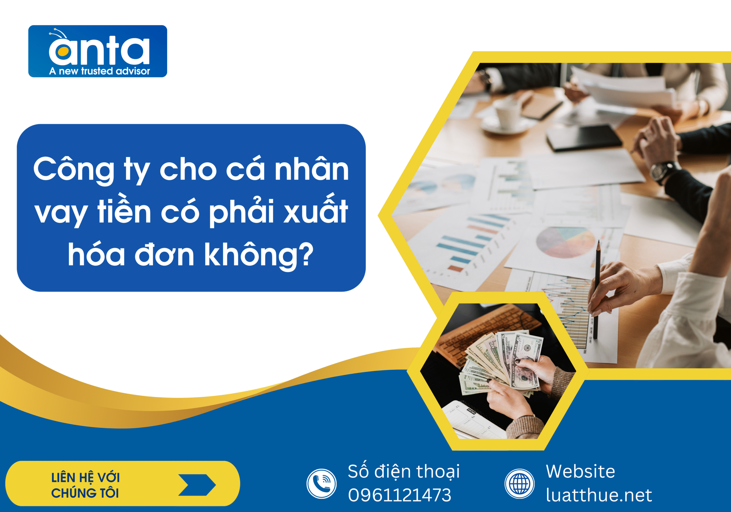 Công ty cho cá nhân vay tiền có phải xuất hóa đơn không?
