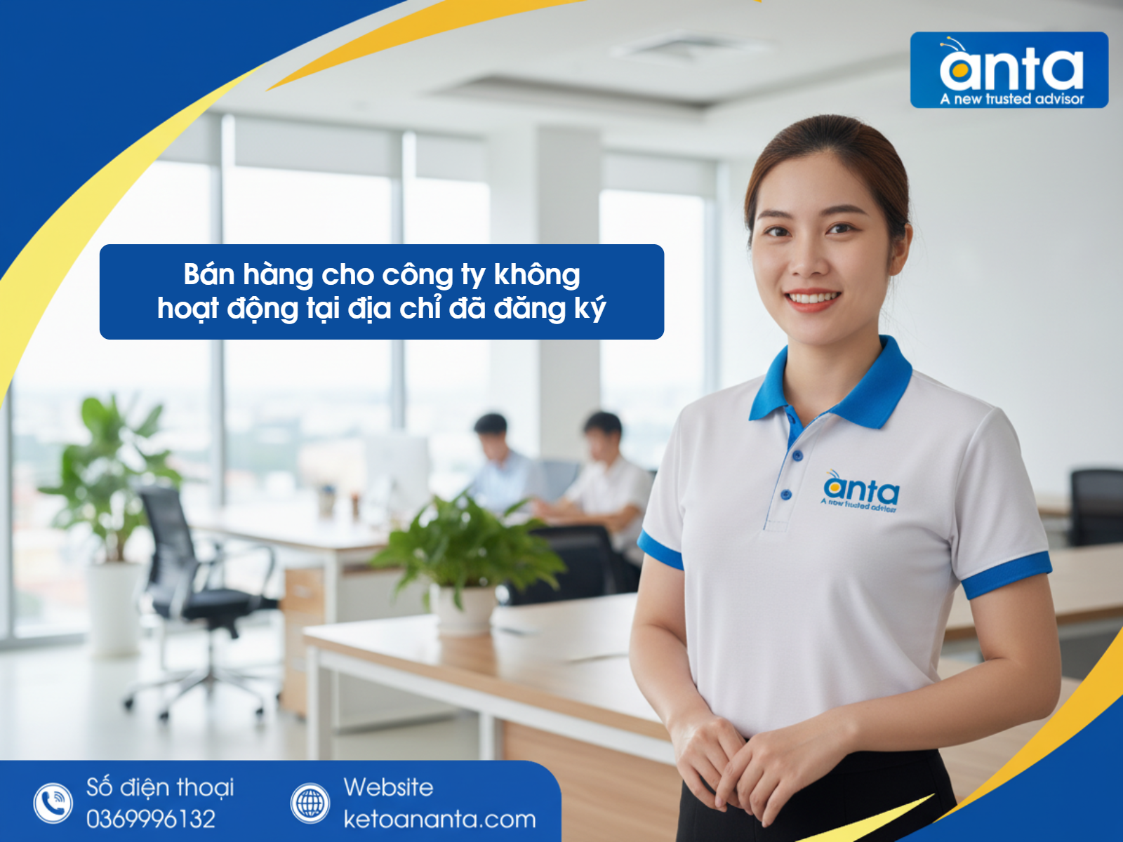 Bán hàng công ty không hoạt động địa chỉ đăng ký