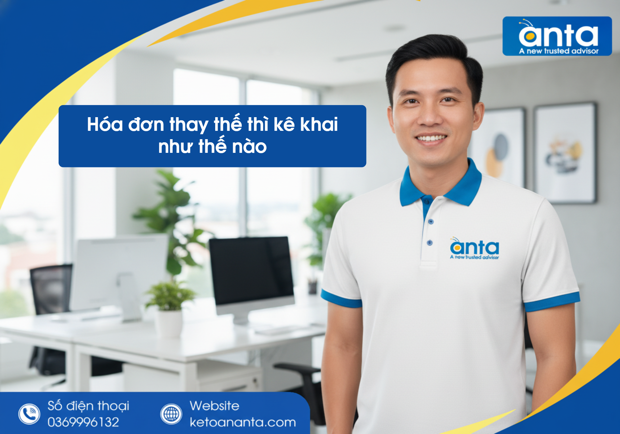 Hóa đơn thay thế thì kê khai như thế nào