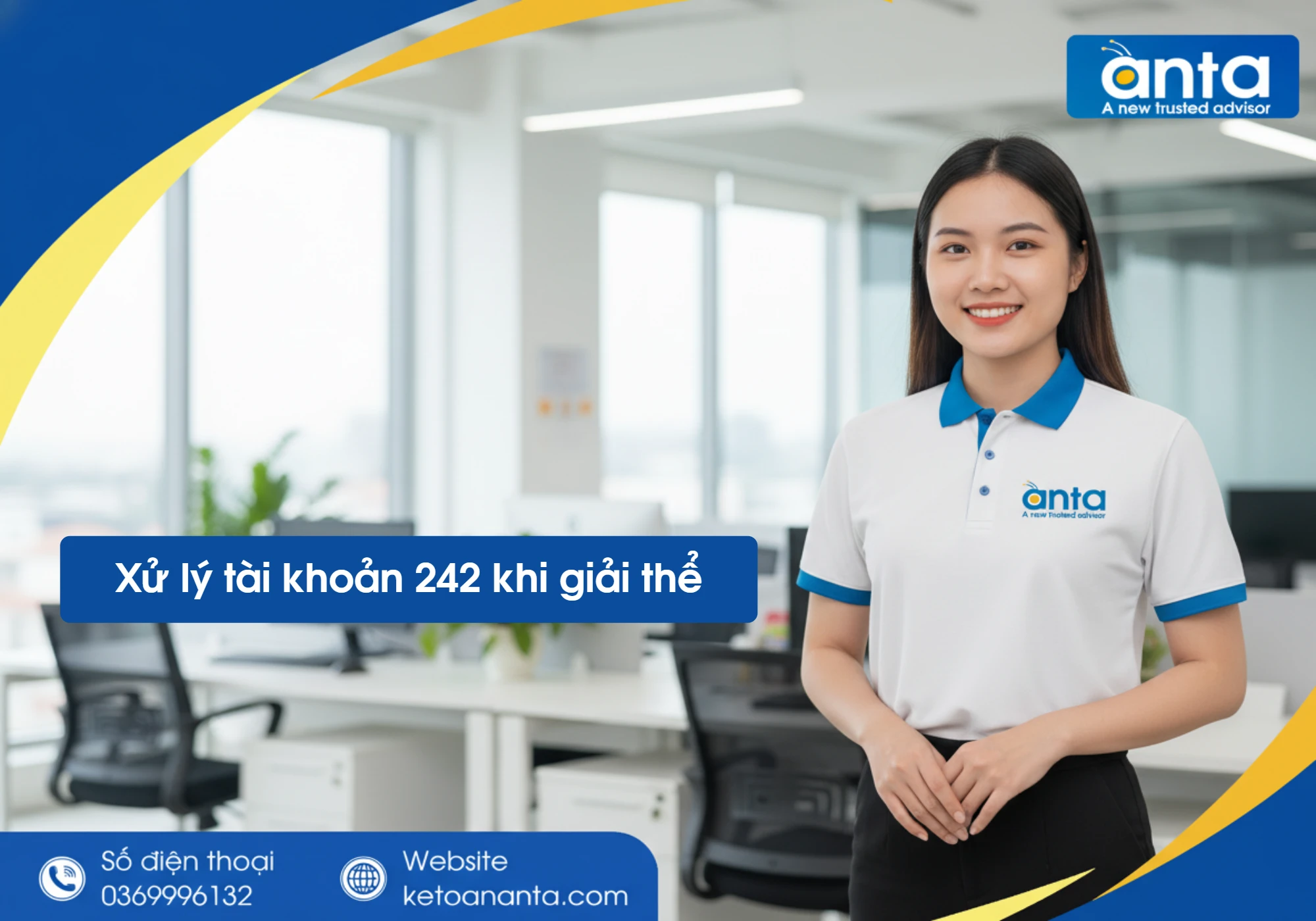 Xử lý tài khoản 242 khi giải thể