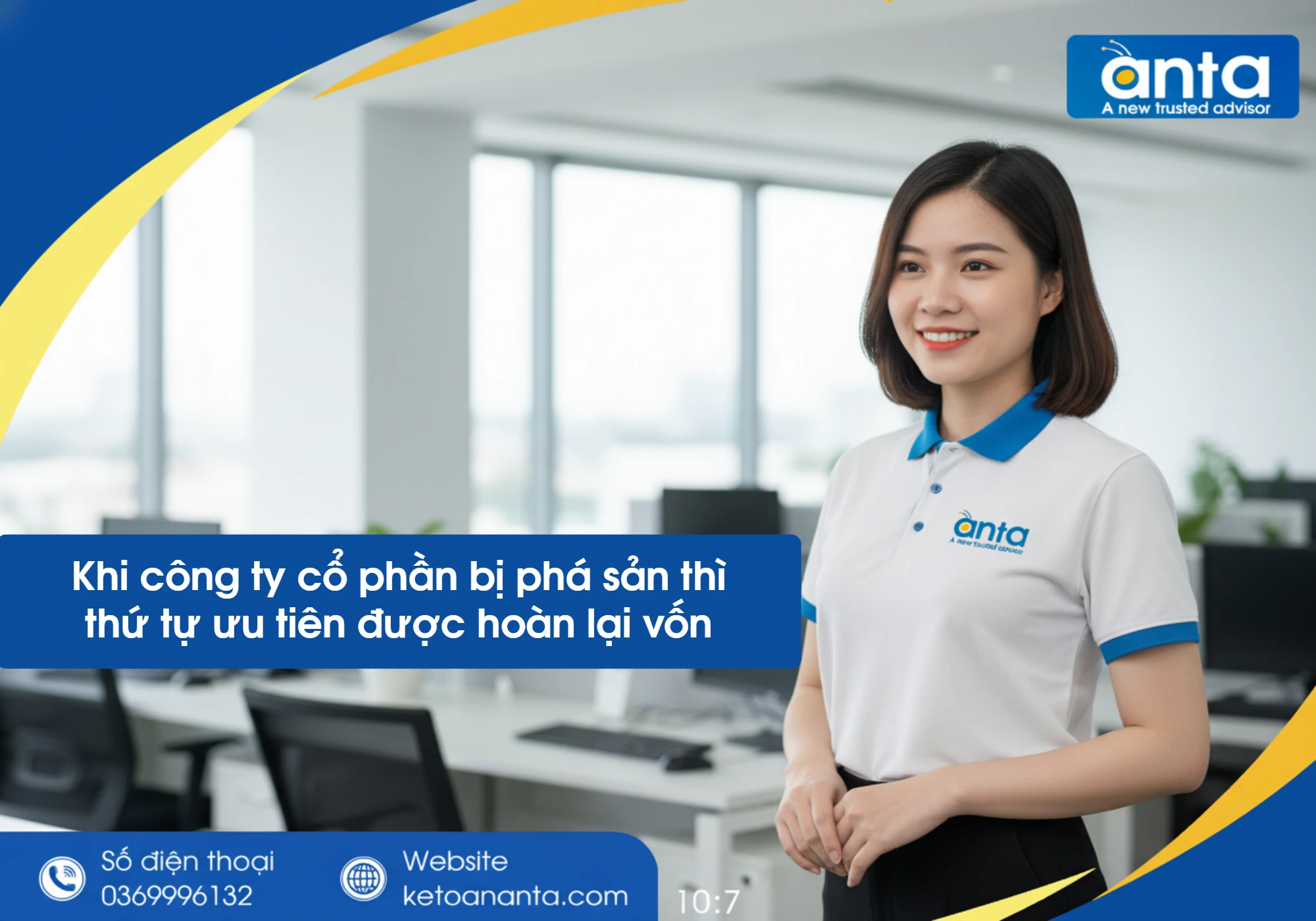 Khi công ty cổ phần bị phá sản thì thứ tự ưu tiên được hoàn lại vốn